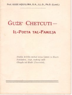 guze' Chetcuti poeta tal-familja