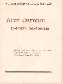 guze' Chetcuti poeta tal-familja