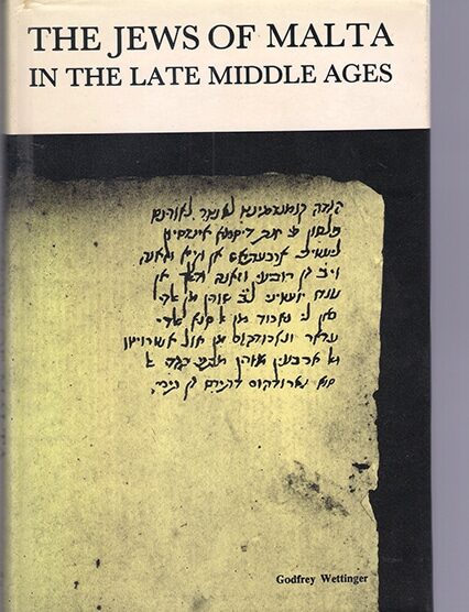 The Jews Of Malta In The Middle Ages