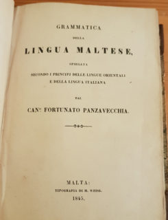 grammatica della lingua Maltese