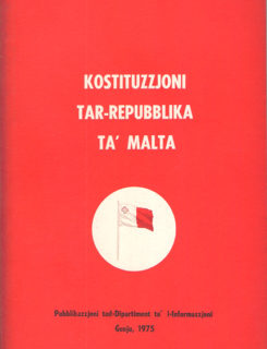 kostituzzjoni tar-repubblika ta' Malta