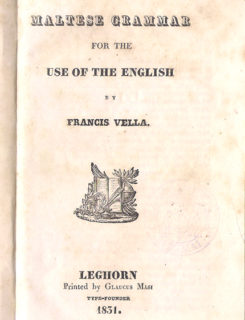 Maltese grammar for the use of English