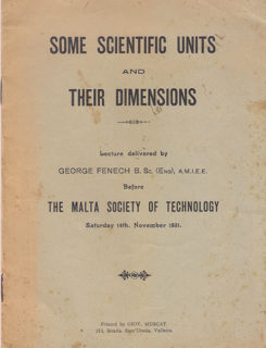 some scientific units and their dimensions
