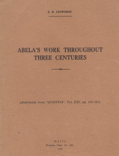 abela work throughout three centuries