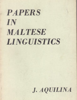 papers in Maltese linguistics