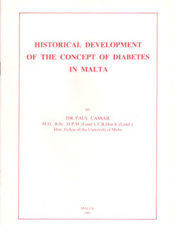 historical development of the concept of diabetes in Malta