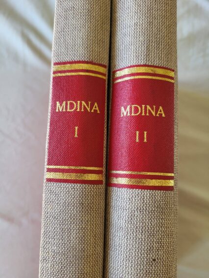 Mdina - the Cathedral City Of Malta (Vol 1 & 2) (Leather Bound)