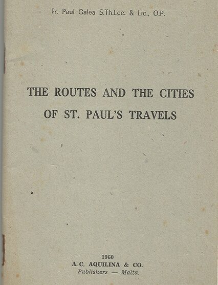 The Routes And The Cities Of St Paul's Travels